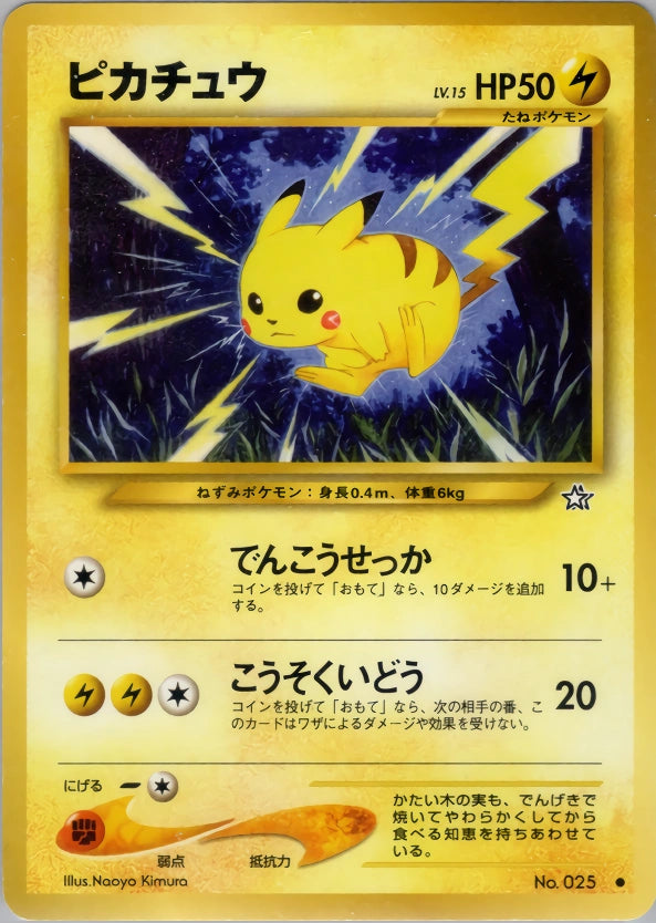 Pikachu Common (Old Back) 14