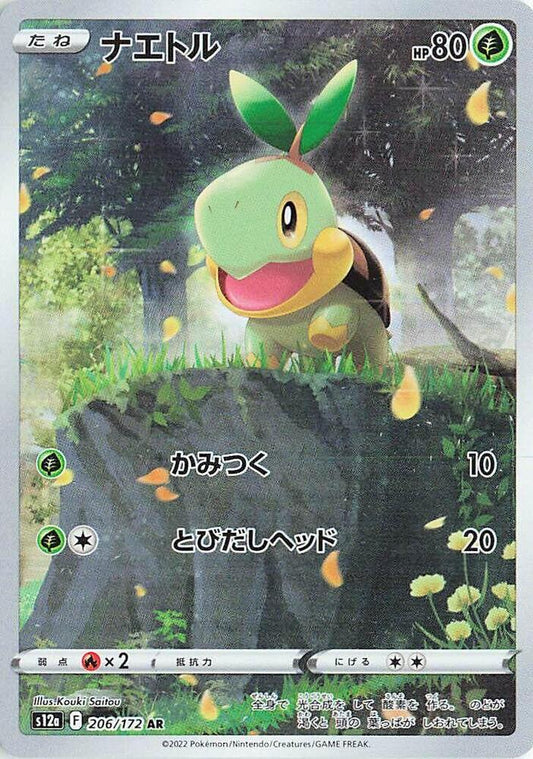 Turtwig Art Rare S12a 206/172 (Back)